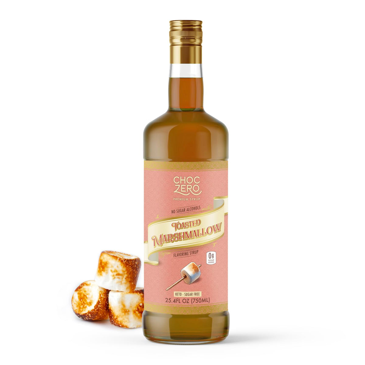 ChocZero Sugar Free Vanilla Coffee Syrup, 25.4 fl oz