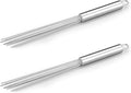Baderke 2 Pcs Espresso Whisk 11.5 Inch Long Handle Barista Whisk 10 Needles 2 mm Stainless Steel Coffee Stirrer Tool Efficient Mixing Time Saving Reduction Clumping Ideal for Commercial Home