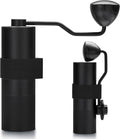 Normcore Manual Coffee Grinder V2-38mm Titanium Contemporary Conical Burr - Hand Grinder - Adjustable Settings - For Espresso, Aeropress, Pour over, French Press