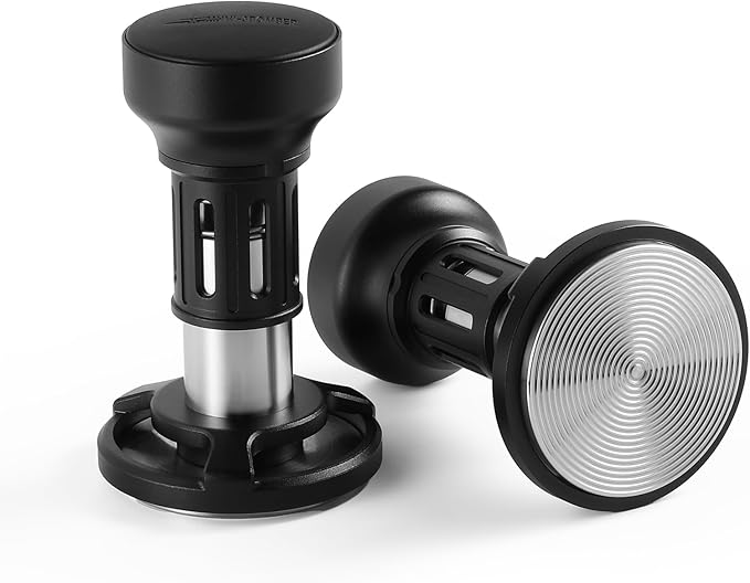 MHW-3BOMBER Espresso Tamper, 54mm-Spring-Loaded Coffee Tamper with Sound Feedback, Barista 54mm Tamper for Breville, Tamper for Espresso Machine,Thread Base YU Series, T6147-OS