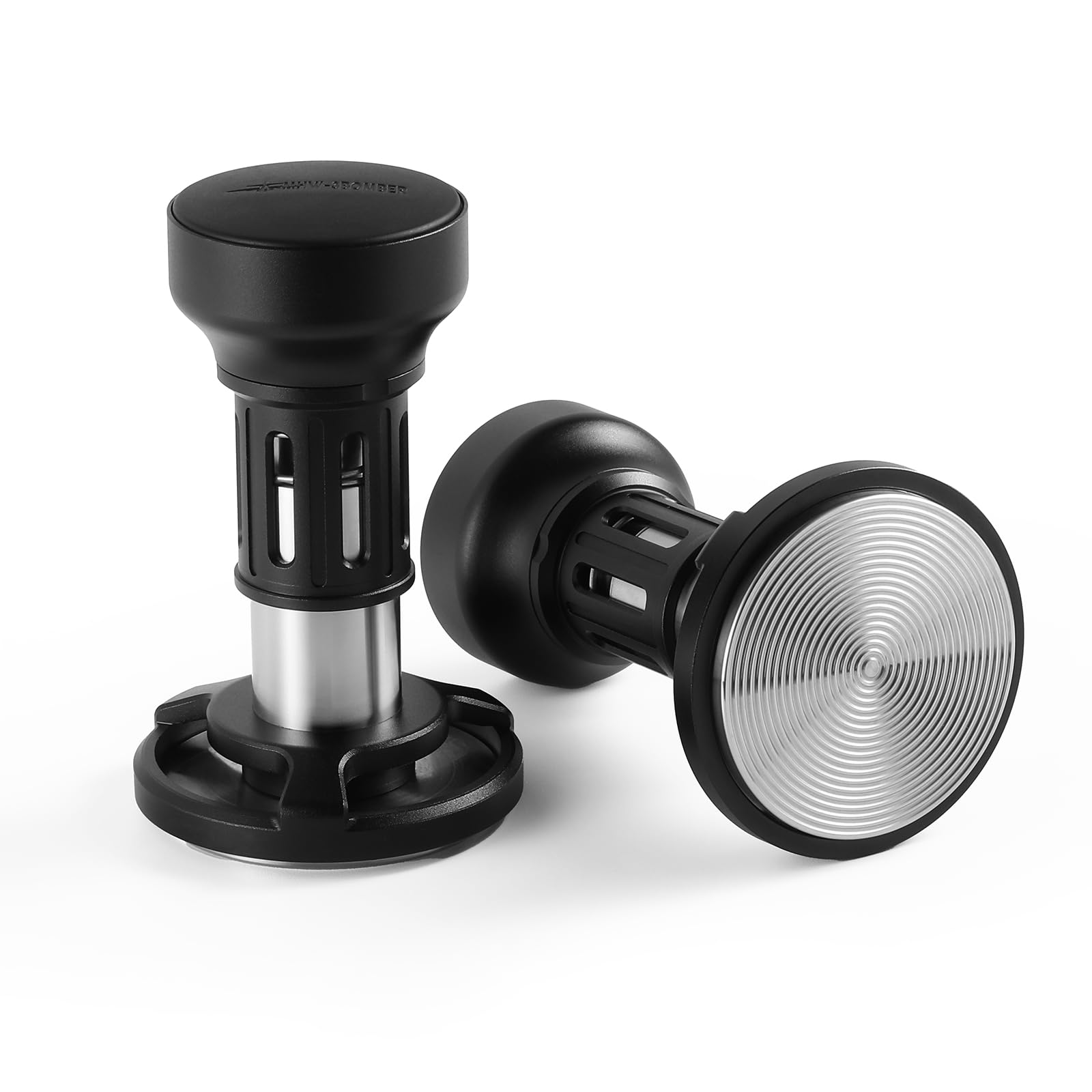 MHW-3BOMBER Espresso Tamper, 54mm-Spring-Loaded Coffee Tamper with Sound Feedback, Barista 54mm Tamper for Breville, Tamper for Espresso Machine,Thread Base YU Series, T6147-OS