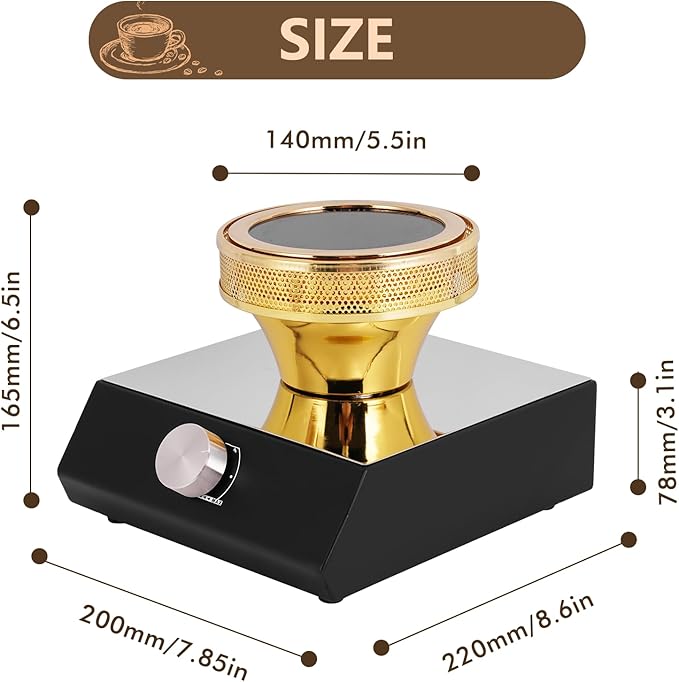 YUCHENGTECH Halogen Beam Heater Burner Smart Siphon Beam Heater for Hario Yama Syphon Coffee Maker (Upgrade 110-120V) (110V)