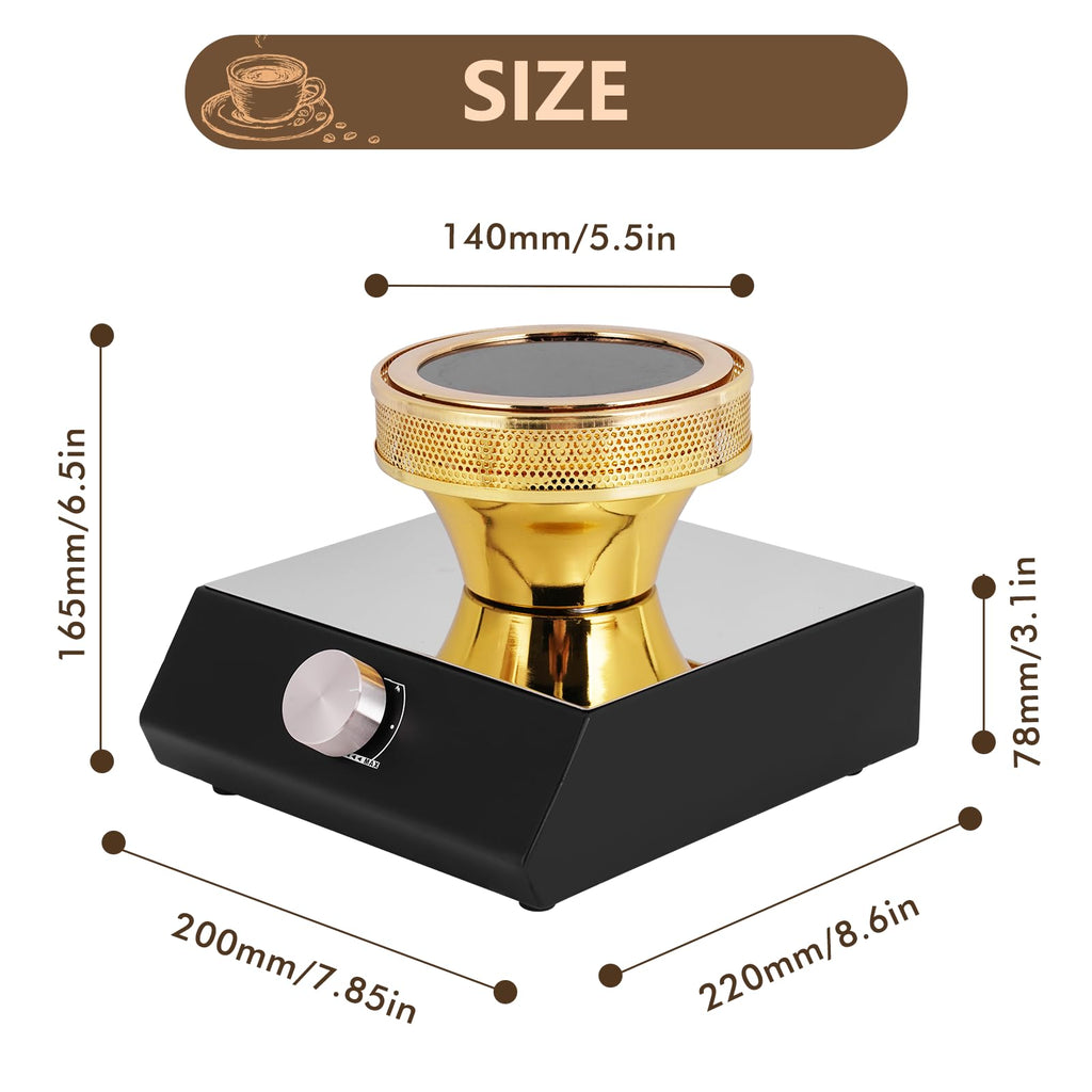 YUCHENGTECH Halogen Beam Heater Burner Smart Siphon Beam Heater for Hario Yama Syphon Coffee Maker (Upgrade 110-120V) (110V)