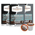 Fresh Roasted Coffee, Mocha Java K-Cup Pods for Keurig Brewers, Medium Roast, Kosher, 24 Count (Pack of 3)