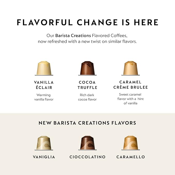 Nespresso Capsules Original Line, Cioccolato, Medium Roast Espresso Coffee, 50 Count Espresso Coffee Pods