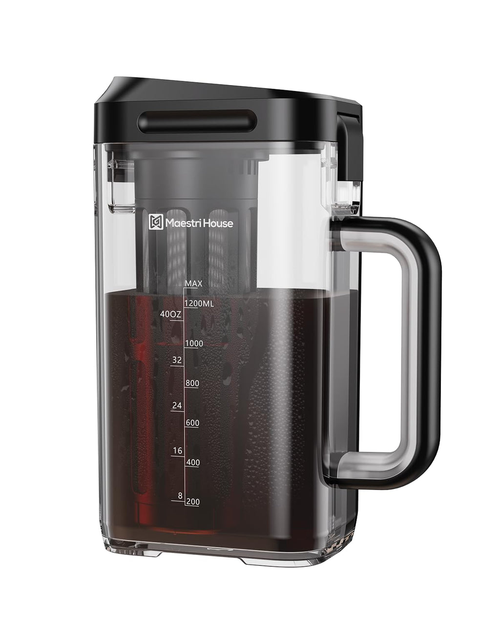 Maestri House Cold Brew Coffee Maker, 40oz BPA-Free Tritan Pitcher