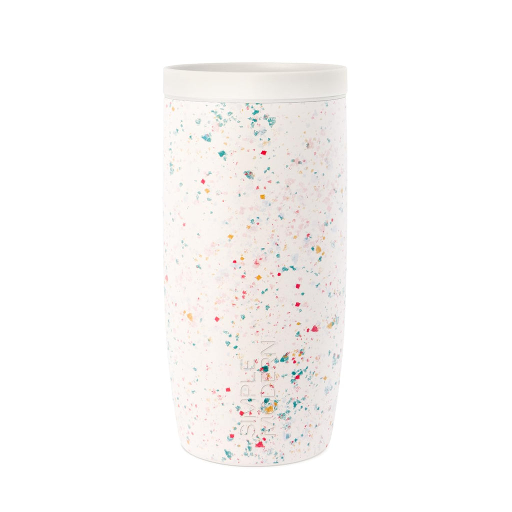 Simple Modern Insulated Travel Coffee Mug 360° Lid | 16oz | Terrazzo