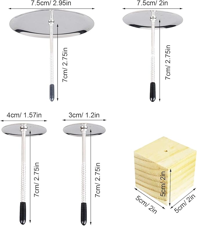12 PCS Cake Decorating Supplies, Woohome 8 PCS 2 Style Cake Flower Nail, 2 PCS Flower Lifters and 1 PCS Wood Flower Nails Holder, 1 PCS Cake Icing Dispensers for Icing Flowers Decoration