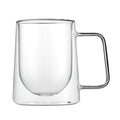 Restaurantware 10 oz Professional Glass Coffee Mug, 2 Pack