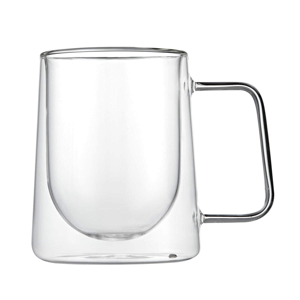 Restaurantware 10 oz Professional Glass Coffee Mug, 2 Pack
