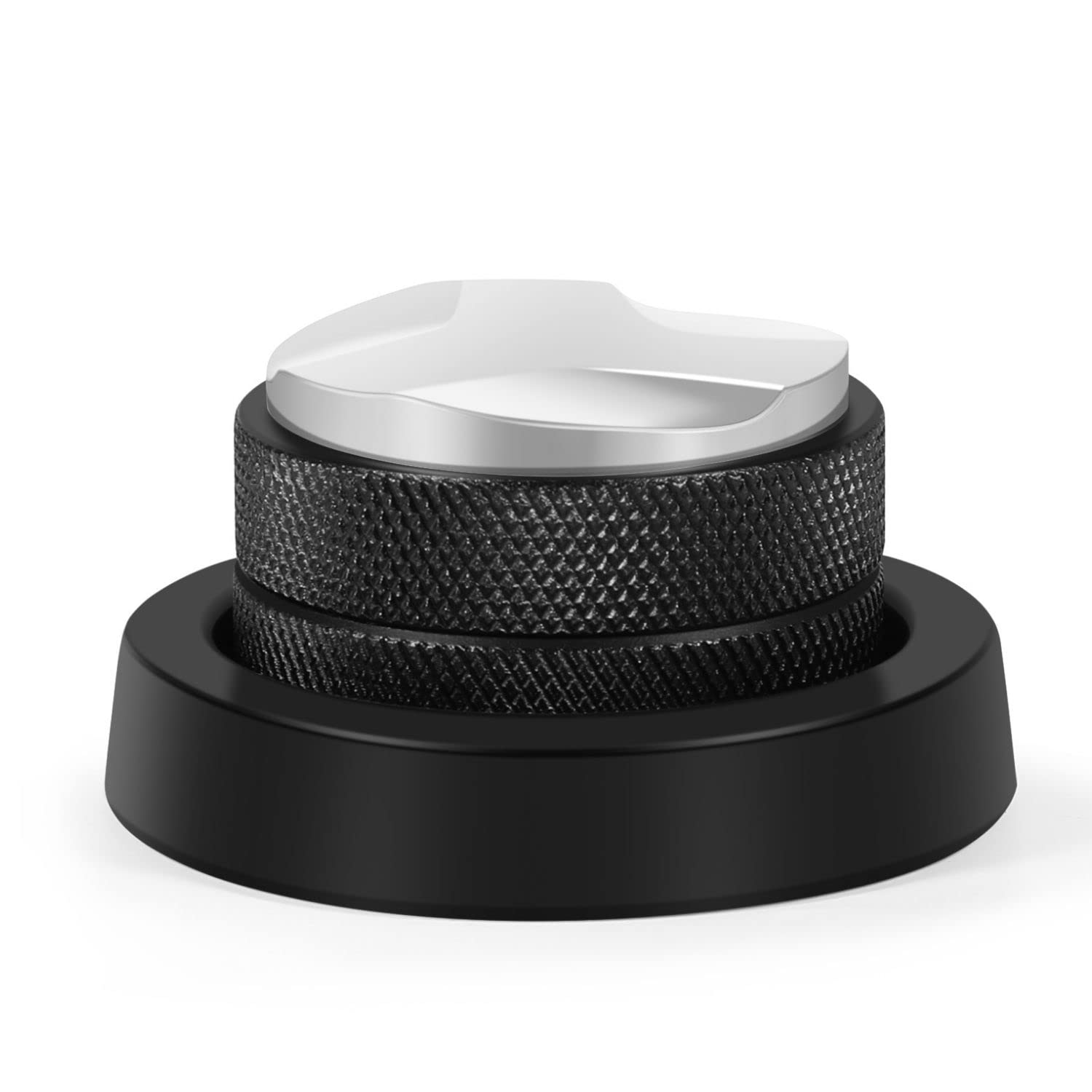 Flexzion Espresso Distribution Tool 51mm Coffee Leveler, Adjustable Depth and Universally Compatible Espresso Leveler for 51mm Portafilters and Espresso Machines