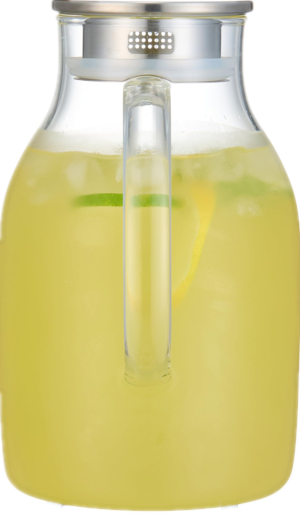 Karafu 68 Oz Borosilicate Glass Pitcher with Lid, Hot Cold Water Tea Jug