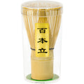 Vaiheng Matcha Whisk, Matcha Whisk Set Matcha Bamboo Whisk for Matcha Powder Handcrafted Organic Traditional Japanese Chasen, 100-Prong Matcha Stirrer Wisk Mixer Brush for Authentic Tea Preparation