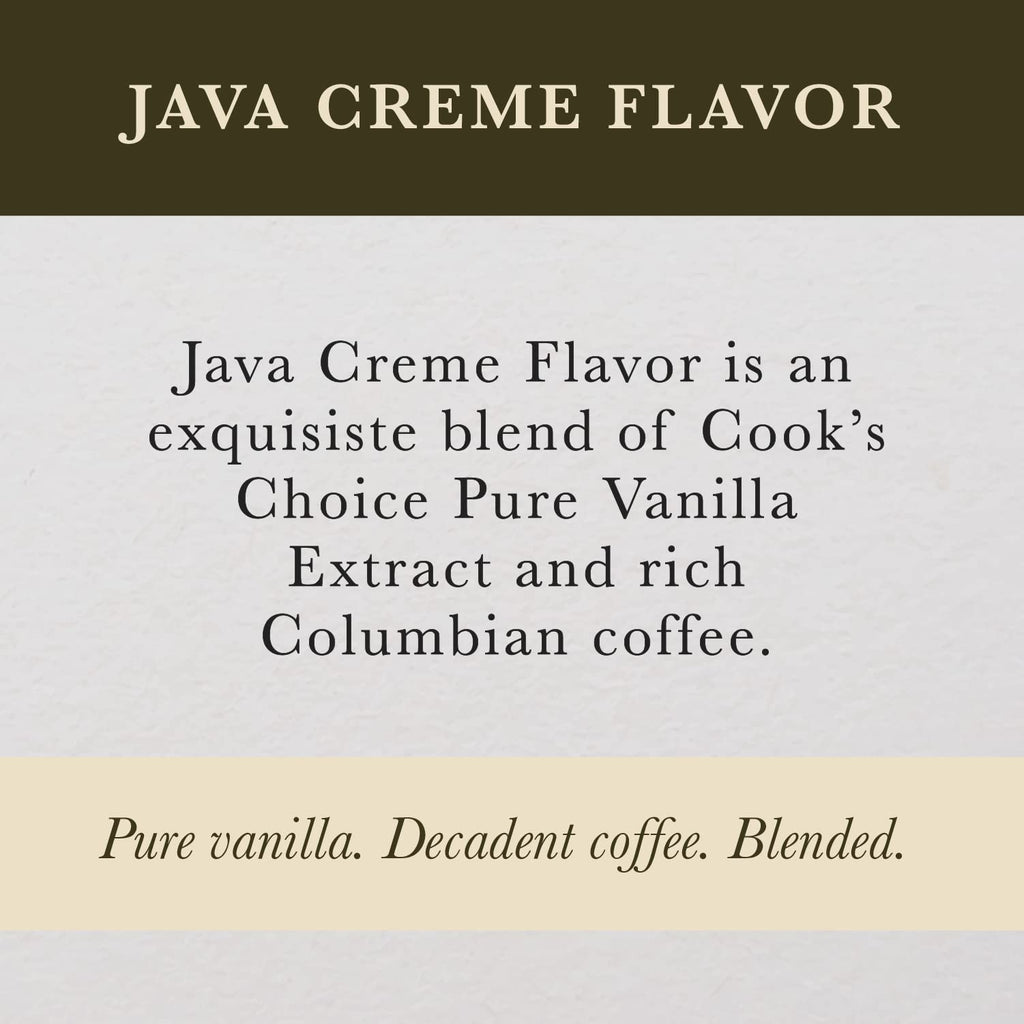 Cook's Java Creme Flavor for Coffee & Baking, 16 oz