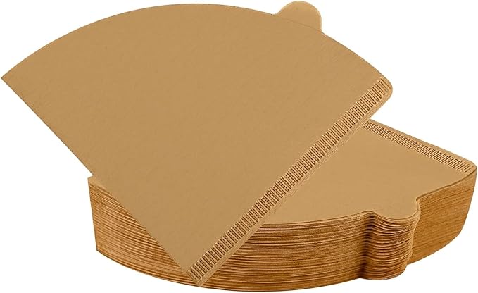 V60 Coffee Filters, Cone Coffee Filters #2, Natural Unbleached Pour Over Coffee Filter Compatible with V60 Dripper and Coffee Maker, 1-4 Cup (Size 02, 100Count)