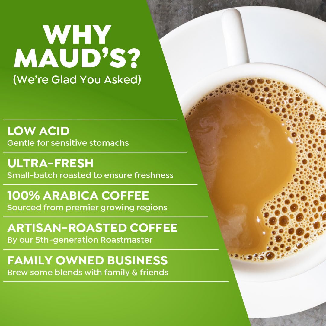 Maud's Donut Shop Light Roast Coffee Pods, 100ct