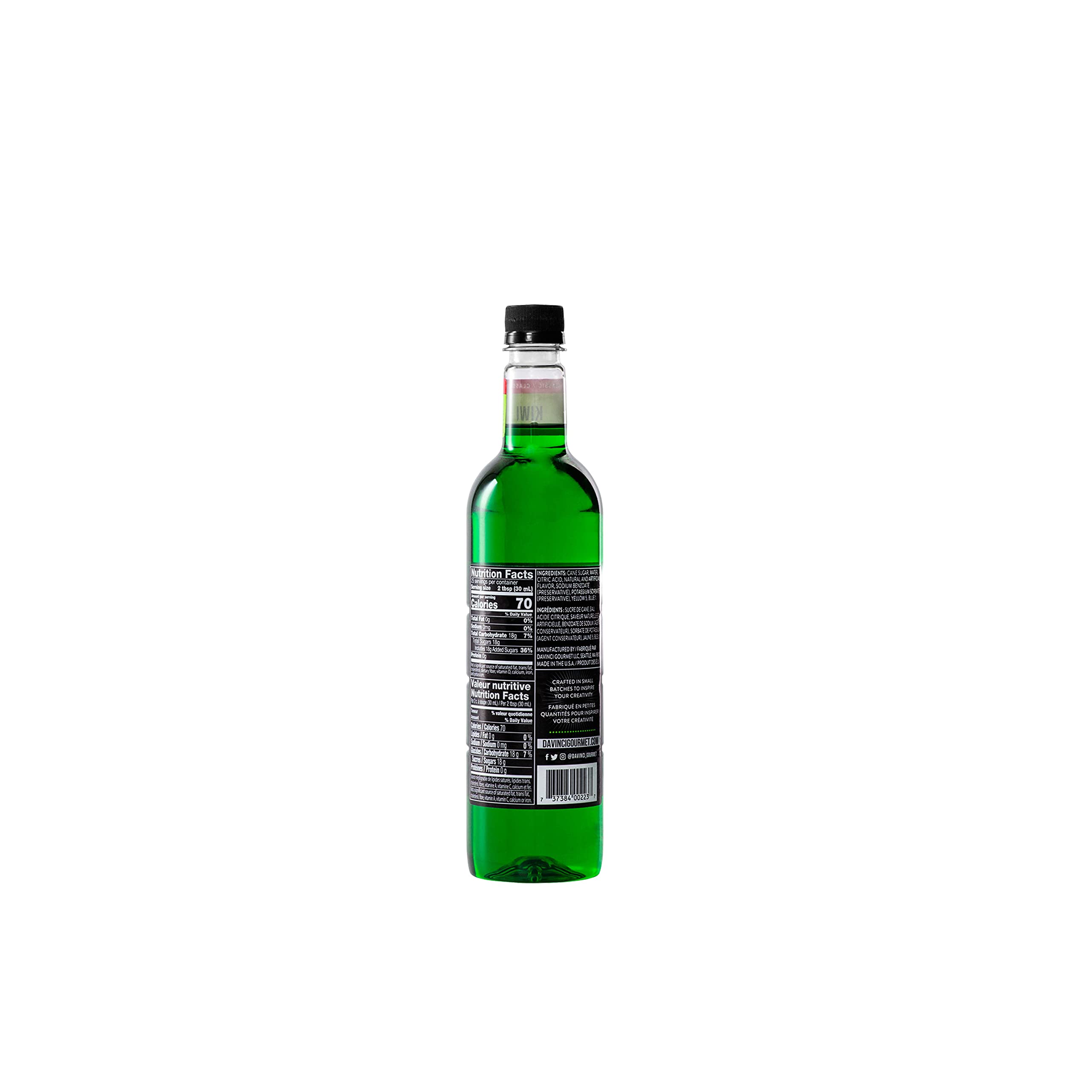 DaVinci Gourmet Classic Kiwi Syrup, 25.4 Fluid Ounces (Pack of 4)