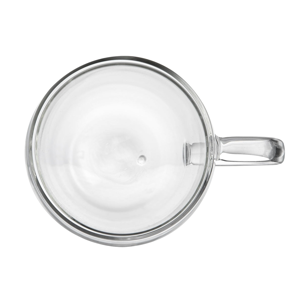 Restaurantware 8 oz Professional Glass Coffee Cup, 2 Pack