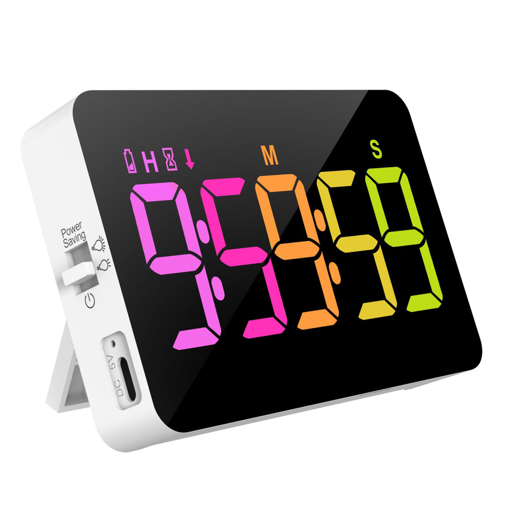 PERSUPER Kitchen Digital Timer, Count Down Up, Rechargeable, Vibration Mode