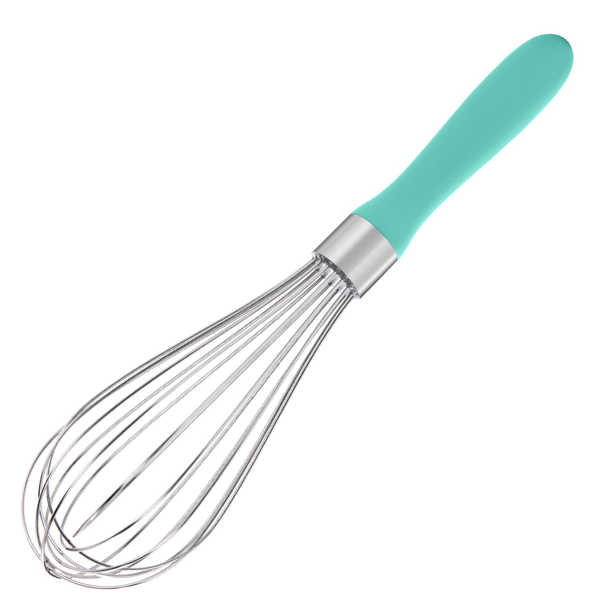 U-Taste Wire Whisk for Cooking, 18/10 Stainless Steel Wisk, M/Aqua Sky