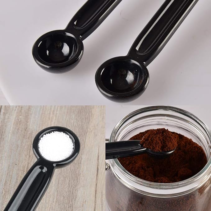 Espresso Machine Cleaning Brush Tool - CAFEMASY Pack of 2pcs Espresso Grouphead Coffee Cleaning Brush with Spoon and 2pcs Replacement Nylon Bristles Head