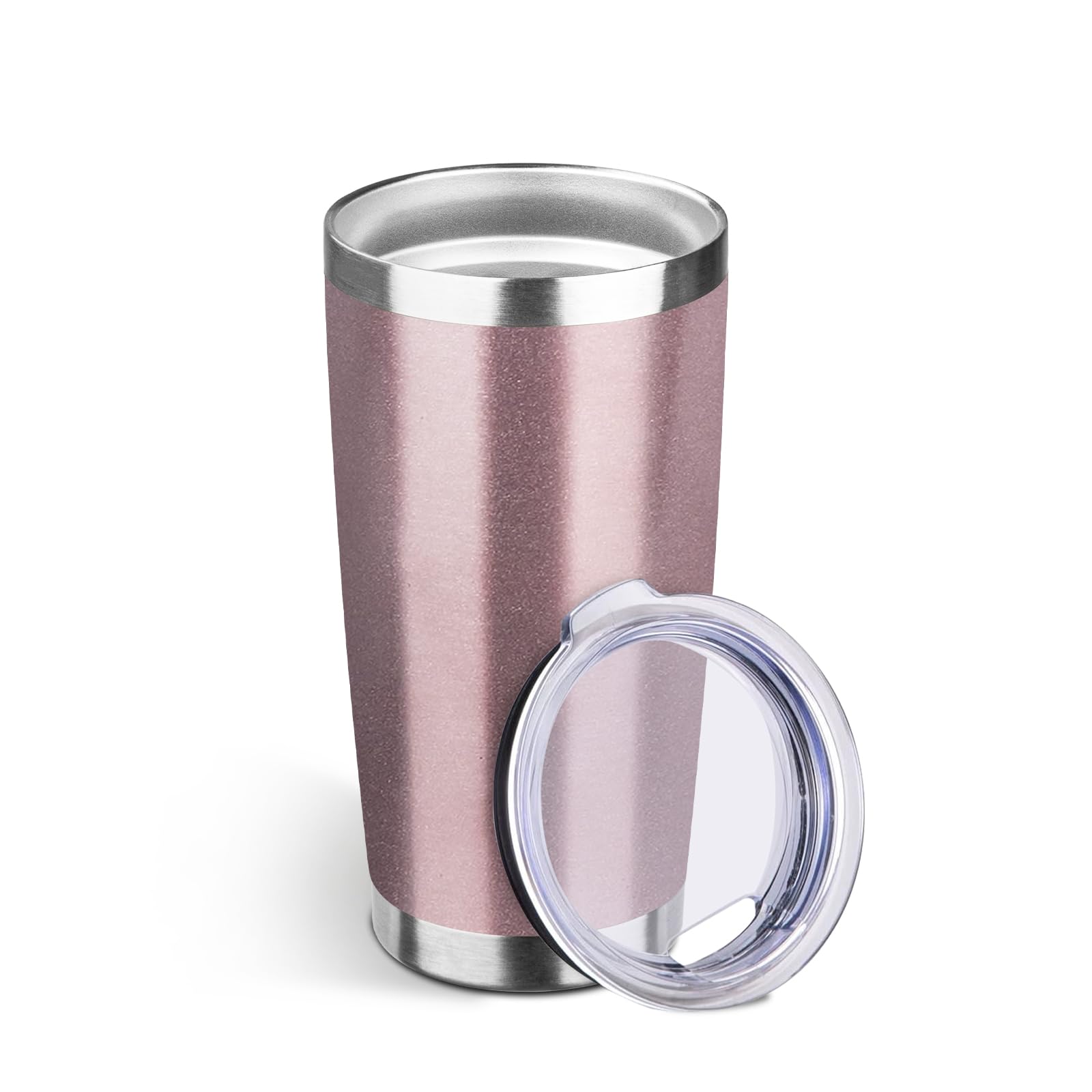StarSpeed 20oz Stainless Steel Travel Coffee Tumbler,Rose Gold