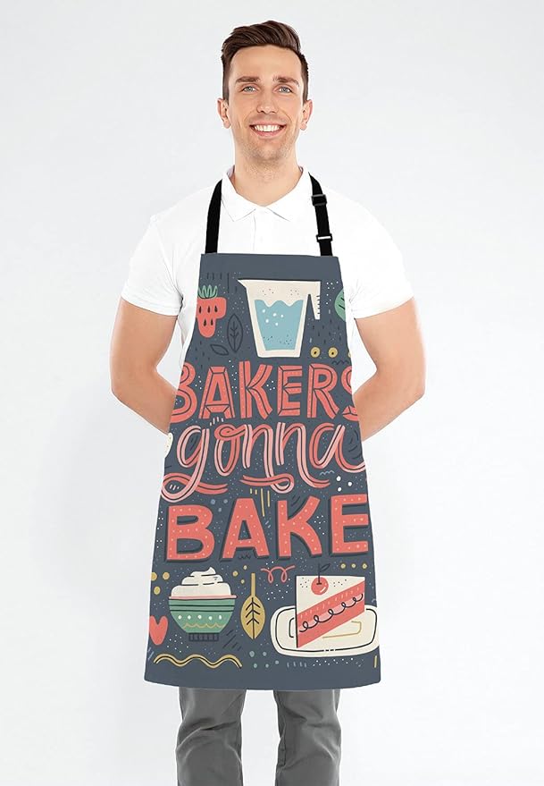 Bakers Gonna Bake Apron, Kitchen Presents for Her, Baking Apron, Apron for Women, Baking Presents, Cooking Present