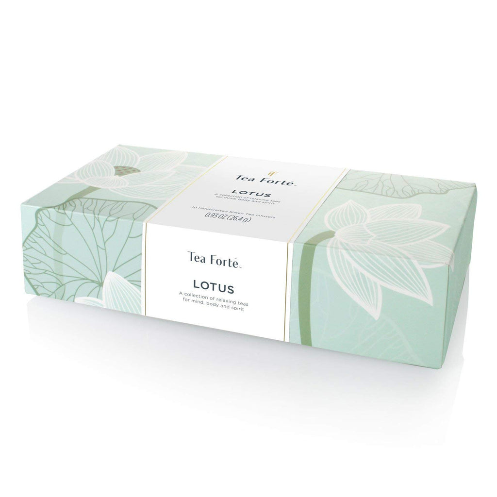Tea Forte Tea Sampler, 10 Pyramid Infuser Bags, Premium Tea Gift Set