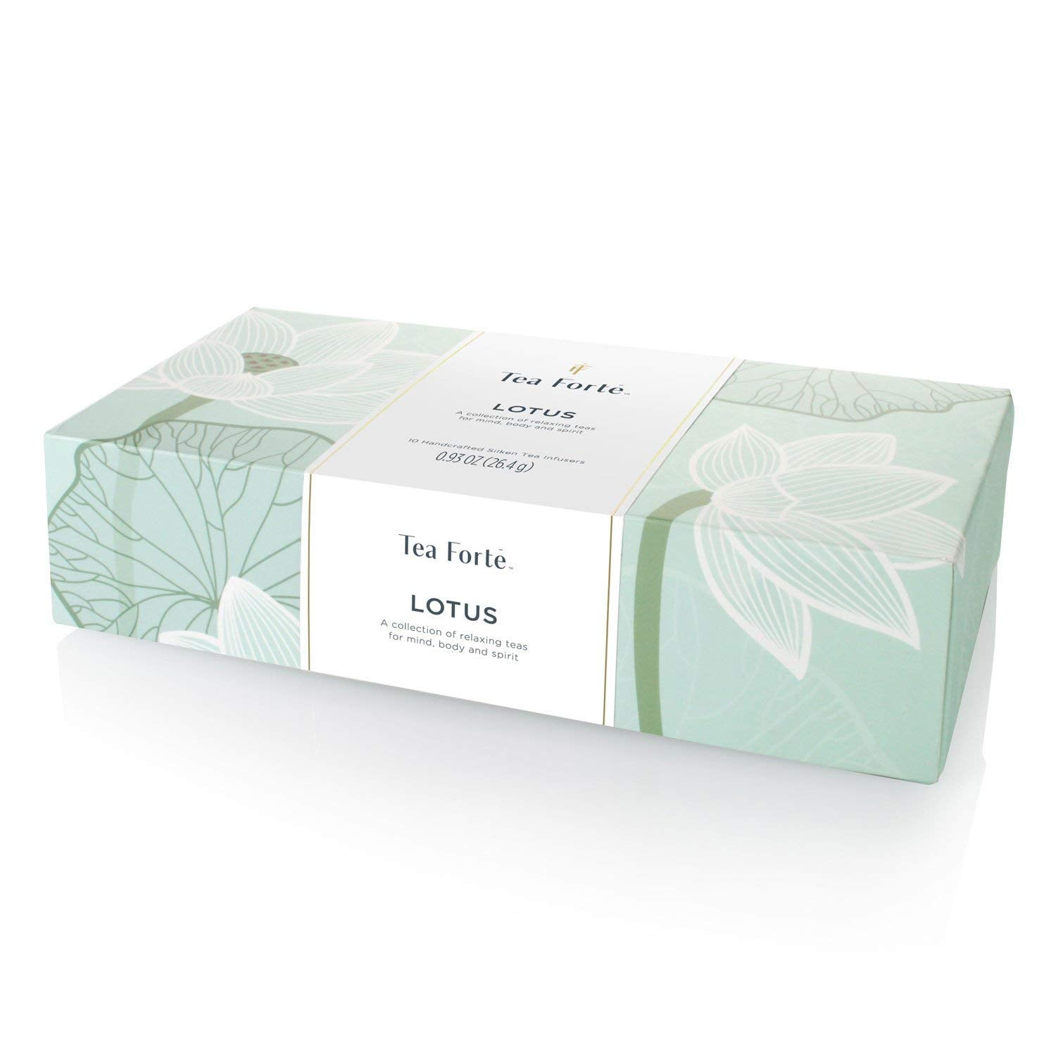 Tea Forte Tea Sampler, 10 Pyramid Infuser Bags, Premium Tea Gift Set