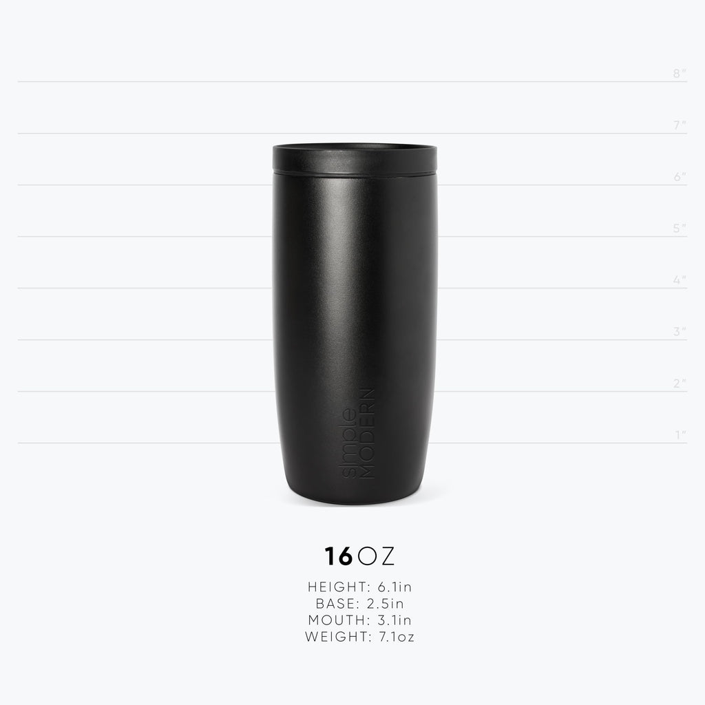 Simple Modern Insulated Travel Coffee Mug 360° Lid | 16oz | Beige