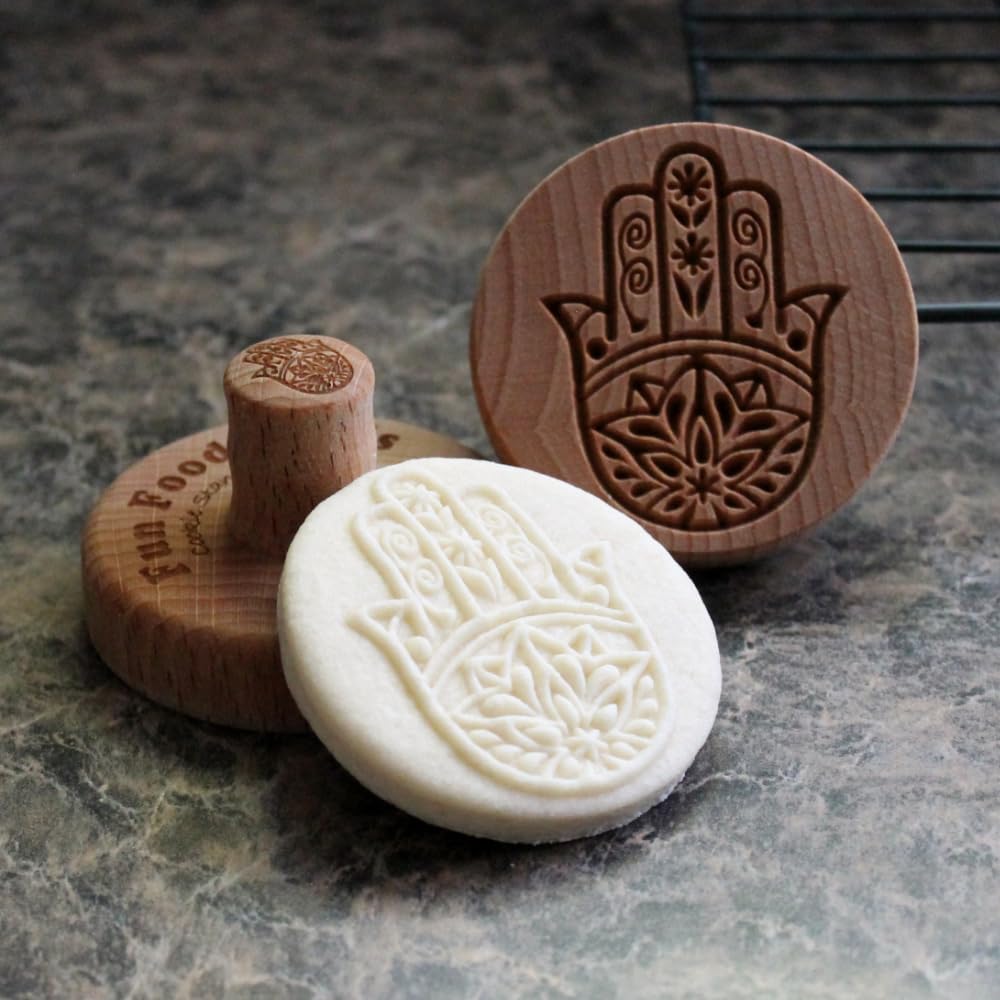 Fun Food Tools, Wood Cookie Stamp, 2.5 Inch (Chartres Cathedral CS-056)