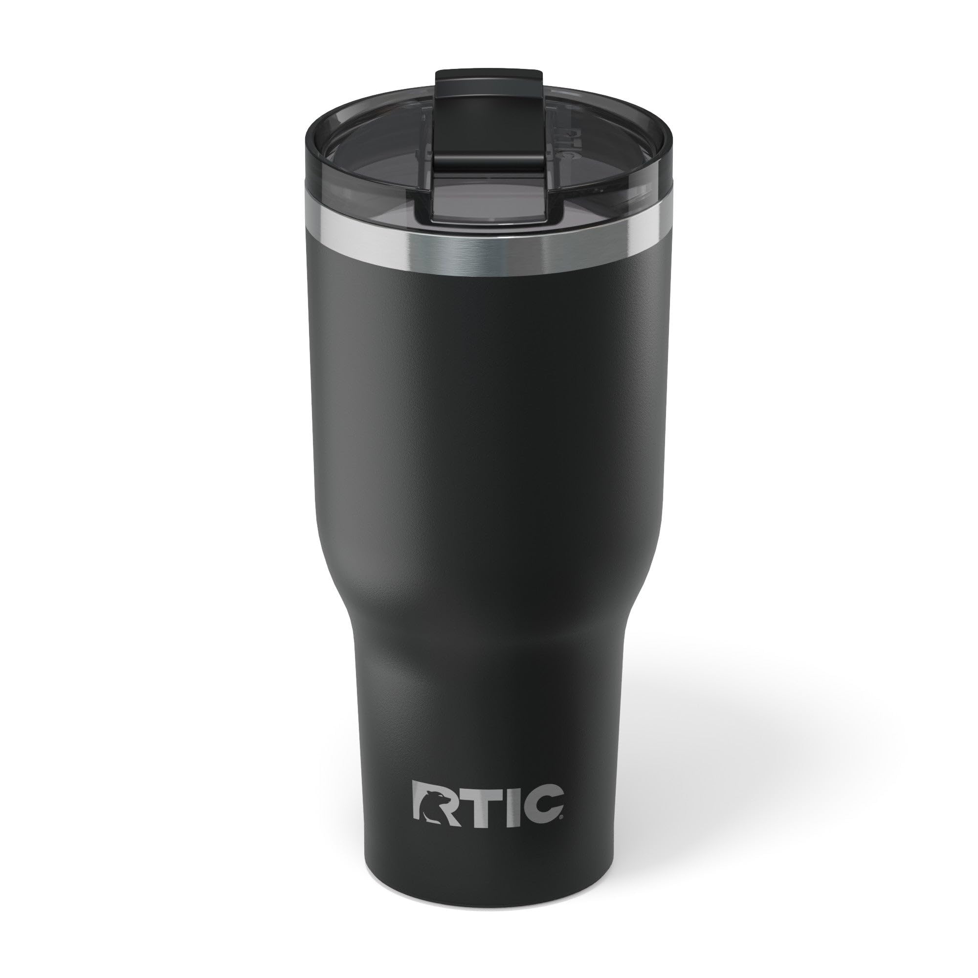 RTIC 40oz Essential Tumbler with Lid, Ceramic Lined, Black