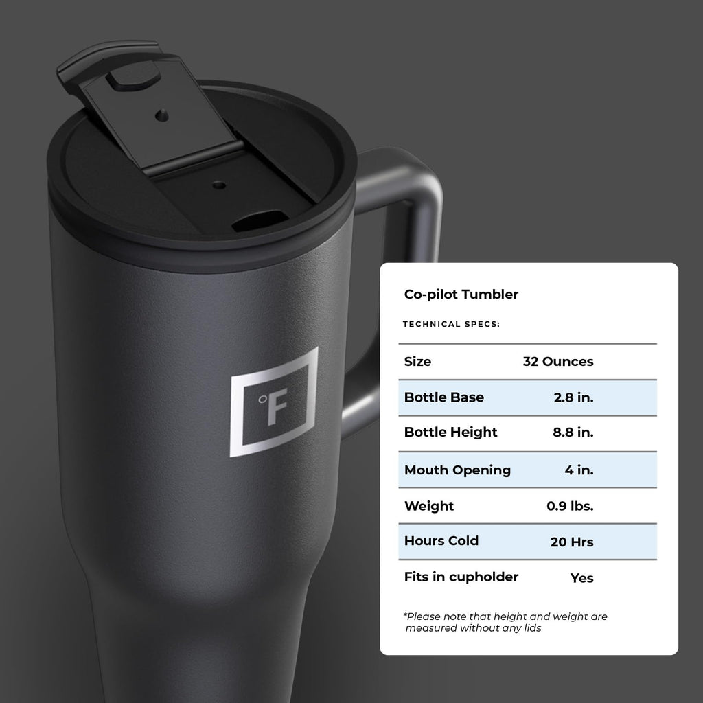 IRON °FLASK 32 oz Co-Pilot Insulated Travel Mug