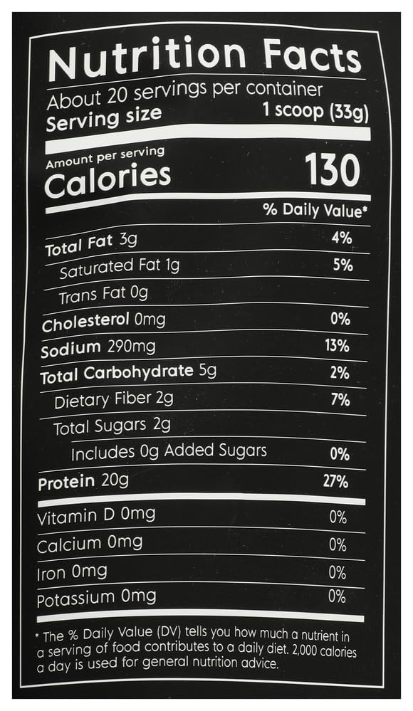 Truvani Organic Plant Based Protein Powder | Chocolate | 20 Servings
