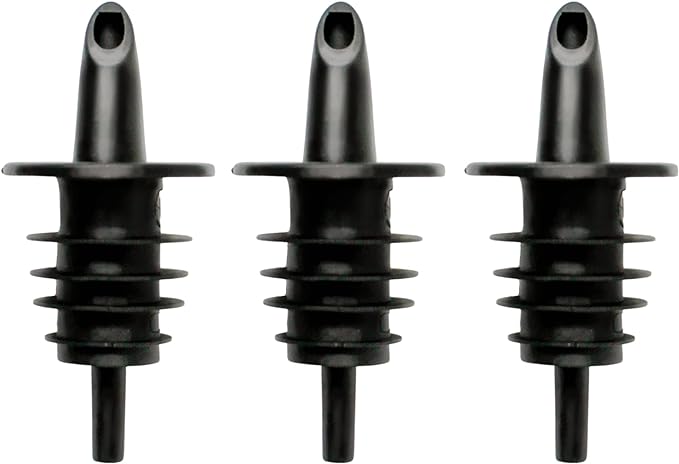 Hawaiian Shaved Ice Syrup Precise Control Bottle Pourers - Professional Pour Spouts for Snow Cone & Drink Flavors (3-Pack)
