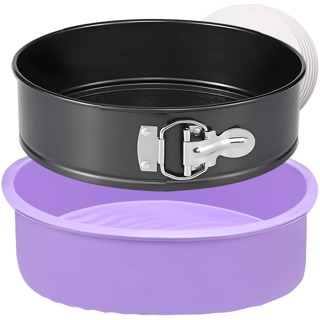 Hikolvol Springform Pan 9 Inch Nonstick Cheesecake Pan with Protector
