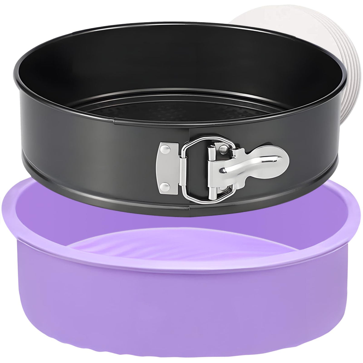 Hikolvol Springform Pan 9 Inch Nonstick Cheesecake Pan with Protector