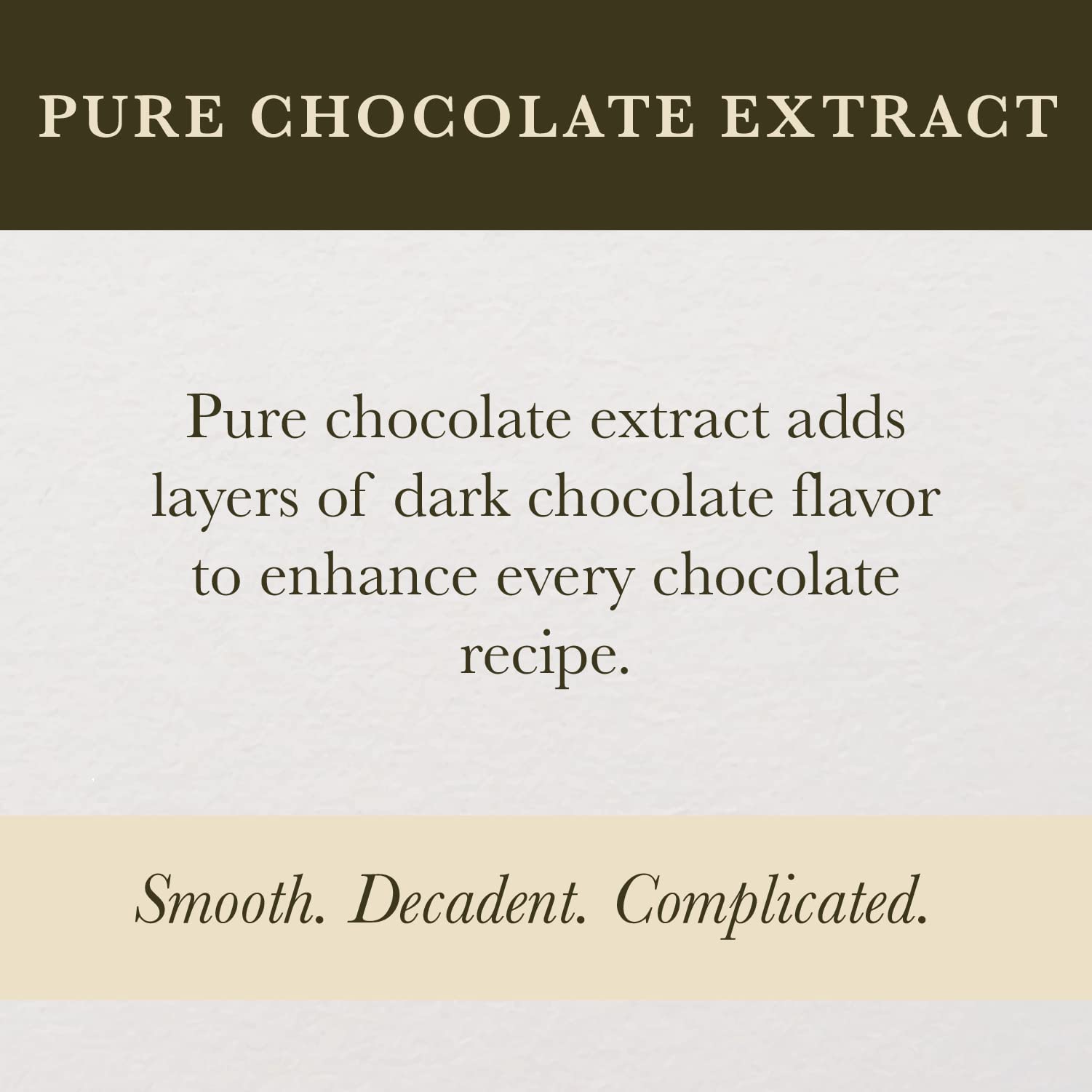 Cook's Pure Chocolate Extract for Baking, 4 oz