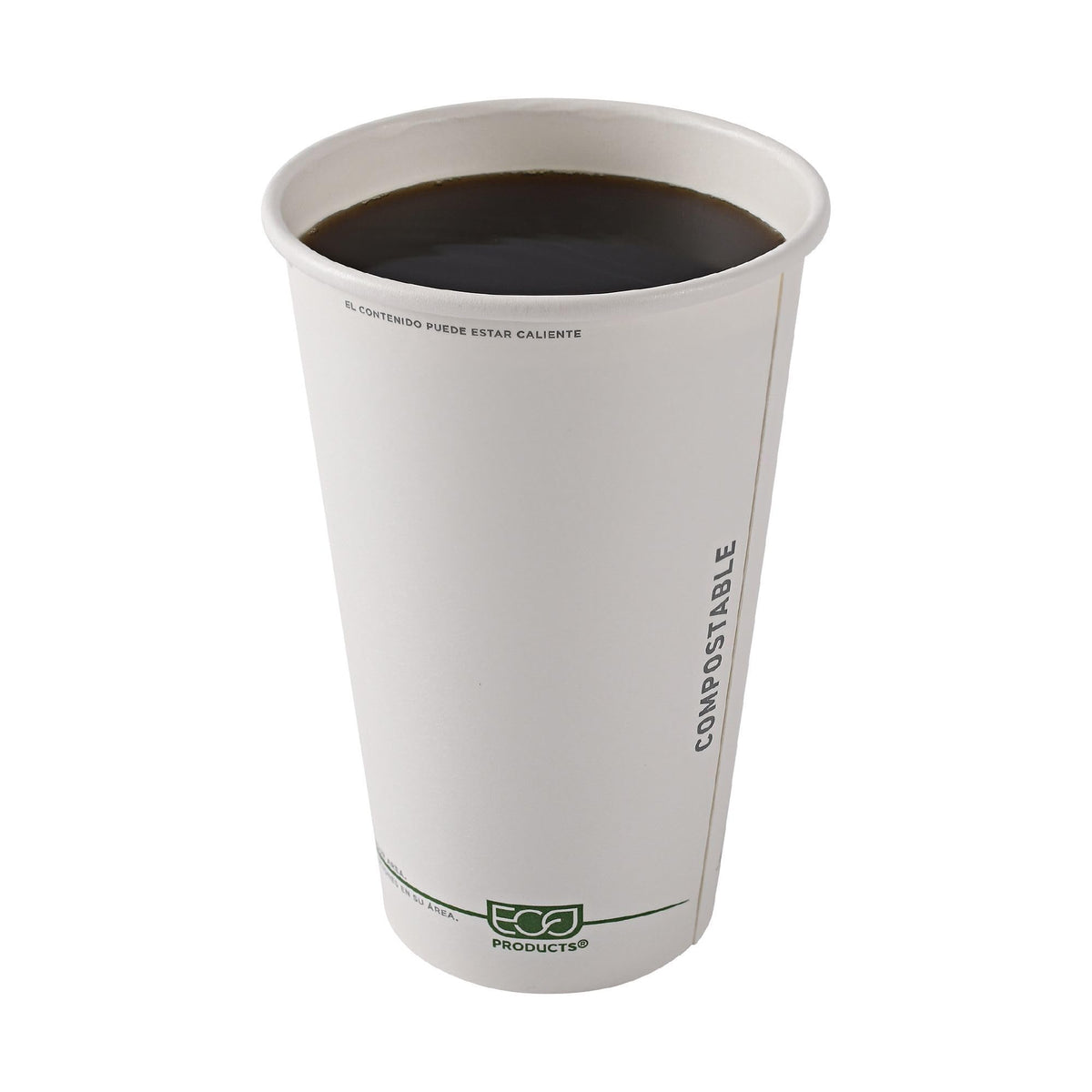 ECO PRODUCTS GreenStripe Disposable Paper Hot Cups, 16 oz, 1000 Count