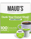 Maud's Donut Shop Light Roast Coffee Pods, 100ct