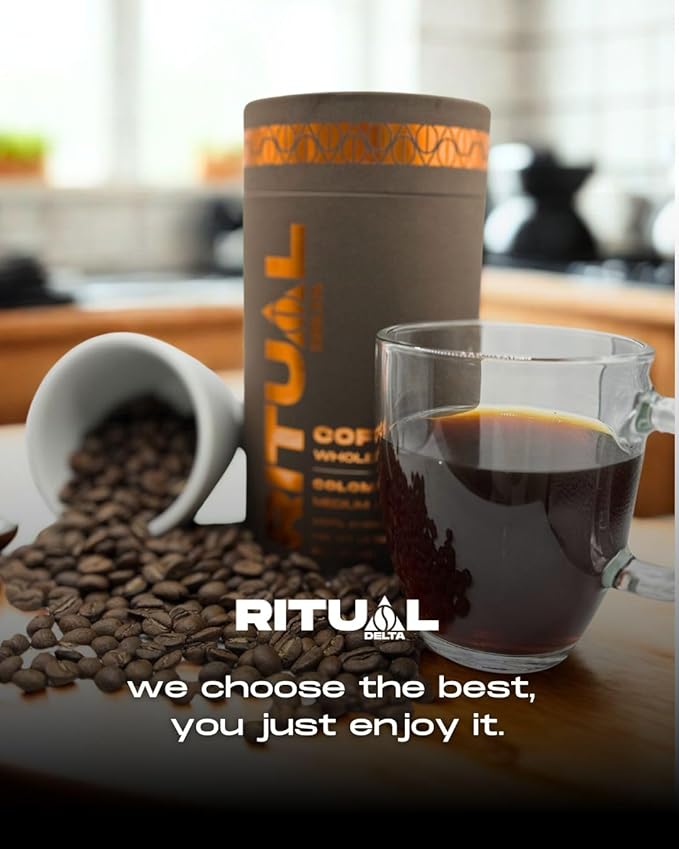100% Arabica Whole Bean Coffee - Colombia Supremo - Single Origin, Medium Roast, Freshly Roasted Gourmet Coffee, Smooth & Balanced Flavor - 12 oz Bag