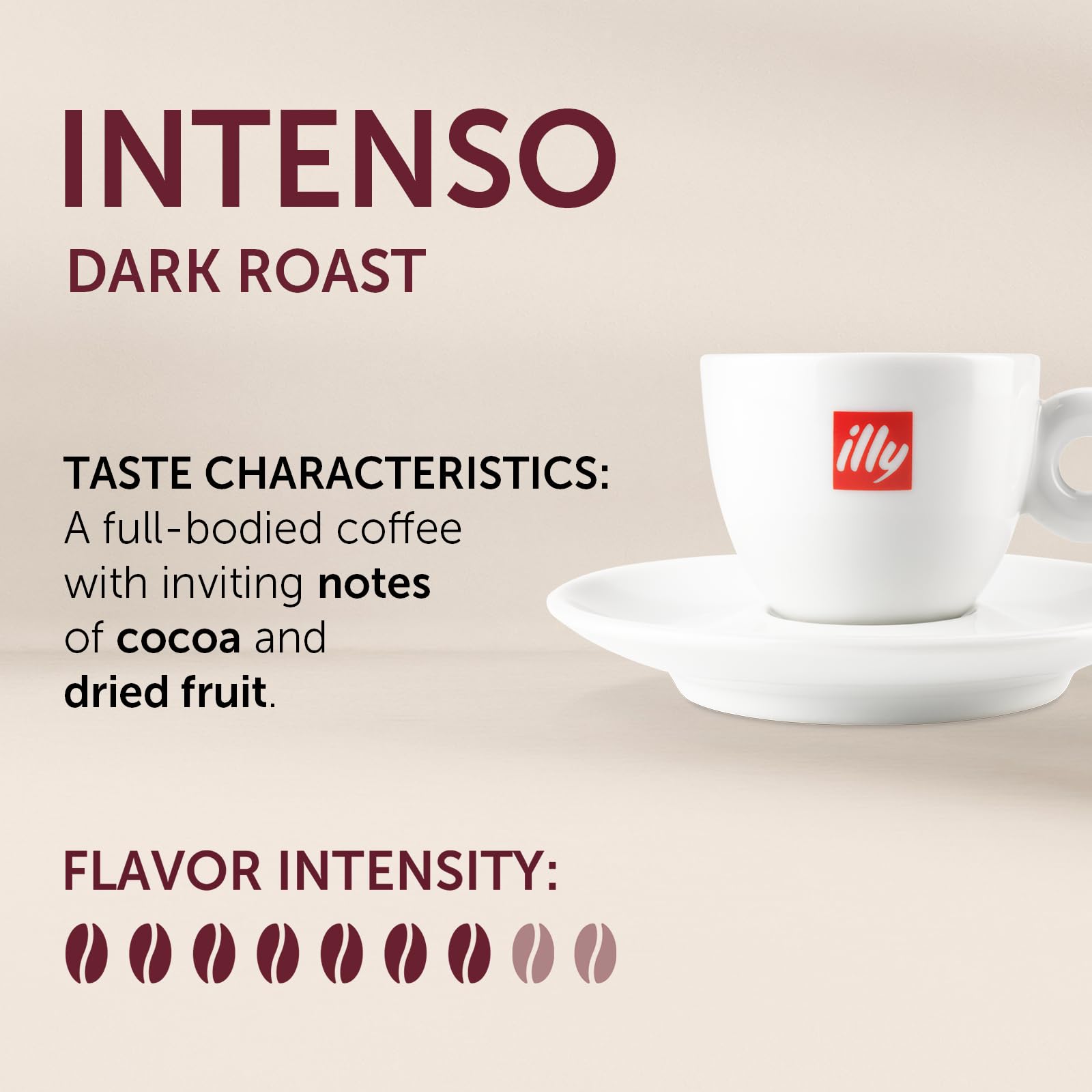 illy Ground Espresso Coffee, Intenso Dark Roast, 4.4 oz