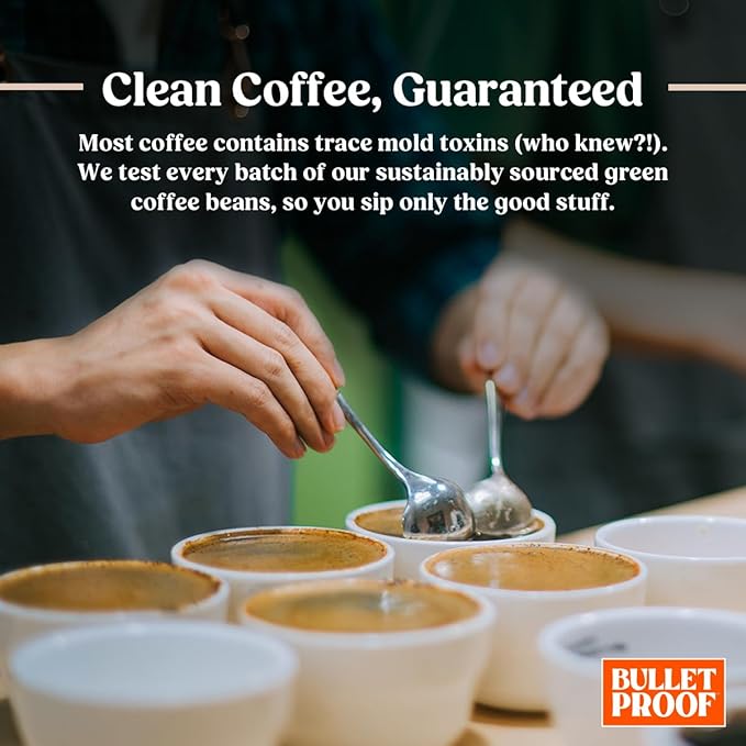 Bulletproof French Kick Dark Roast Whole Bean Coffee, 12 Ounces, Clean Coffee Tested for Toxins, Packaging May Vary