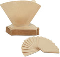Coffee Filters 4 Cone Paper, 100 Count Unbleached-Disposable Pour Over Coffee Filter for Drip Coffee Maker, Coffee Paper Filters 8-12 Cup, Cone Coffee Filters 04