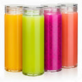 Glass Water Bottles, 4-Pack Wide Mouth, Clear Lids, Borosilicate, 10oz
