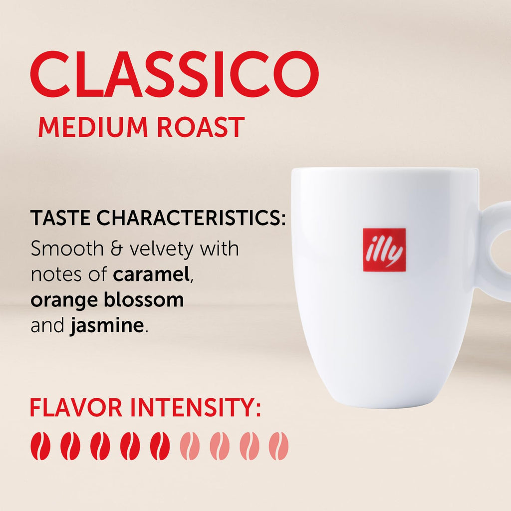 illy Instant Coffee Single-Serve Packets, Classico, 2g, 40 Ct, 1 Pack