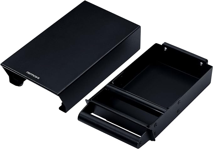 Normcore Espresso Knocker Drawer, Coffee Knock Box with Shock Absorbing Removable Knock Bar and Non-Slip Base, 304 Stainless Steel, Size: M