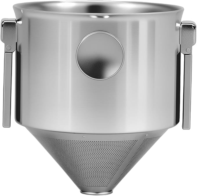 Pour Over Coffee Dripper Stainless Steel Coffee Filter Pour Over Coffee Maker Collapsible Coffee Dripper Cup Cone Filter for Travel Camping (Stainless Steel)