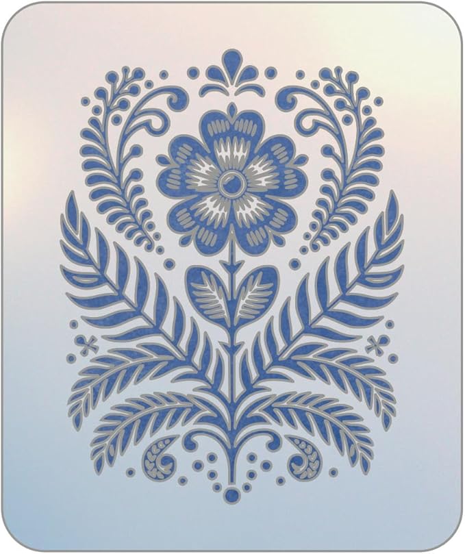 Scandinavian Flower 3 Stencil - Nordic Minimalist Floral Design for Hygge Décor, DIY Crafts, Wall Art, and Modern Home Styling from The Artful Stencil