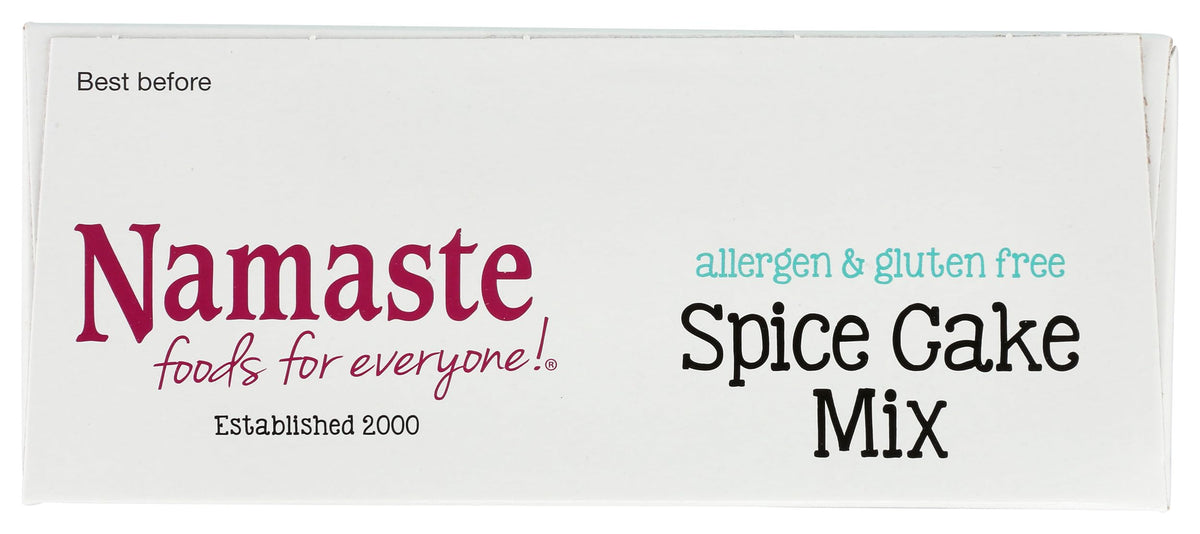 Namaste Foods, Gluten Free Spice Cake Mix, Allergen-Free,26 Oz (Pack of 6)